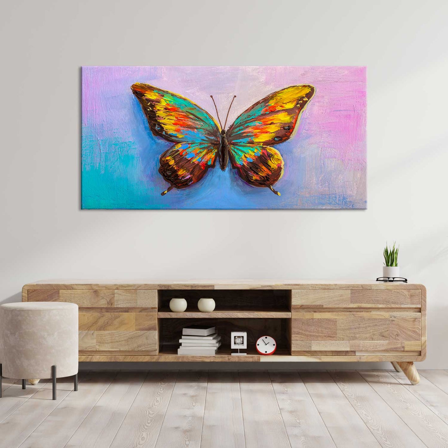 Butterfly Abstract Wall Painting